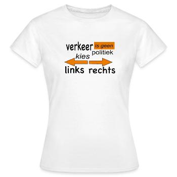 Trafic - T-shirt Femme - blanc - Devant - AI Model Female 172 dark (172cm)