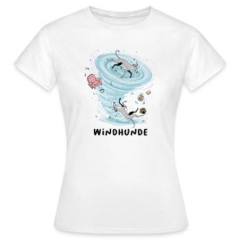 Greyhounds - T-shirt Femme - blanc - Devant - AI Model Female 172 dark (172cm)