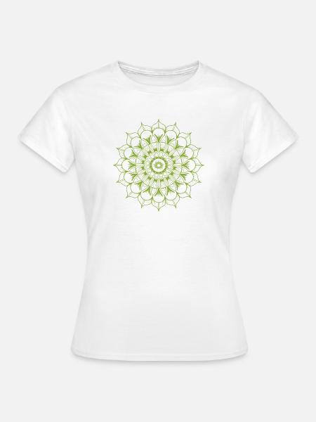 Mandala - Frauen T-Shirt - Weiß