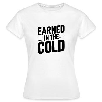 Gagné dans le froid - T-shirt Femme - blanc - Devant - AI Model Female 172 dark (172cm)