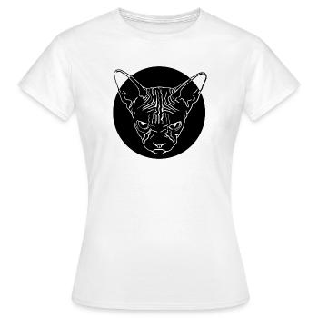 Tête de sphinx - T-shirt Femme - blanc - Devant - AI Model Female 172 dark (172cm)