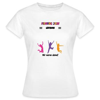 Confirmation 2026 Guestbook Outfit Sacrament Faith - Women's T-Shirt - white - Front - AI Model Female 172 dark (172cm)