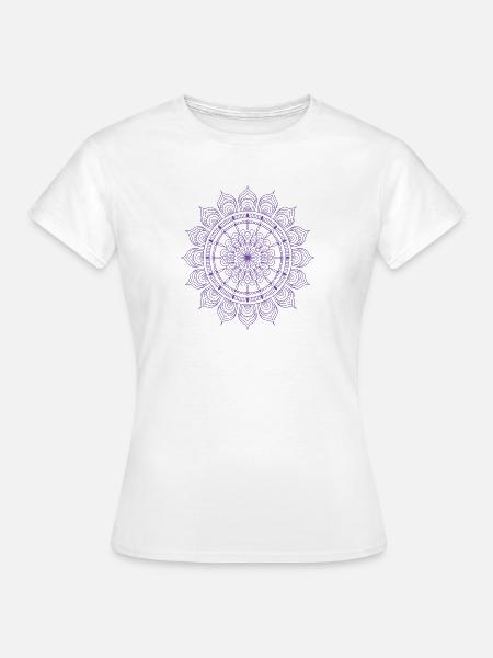 Mandala - Frauen T-Shirt - Weiß