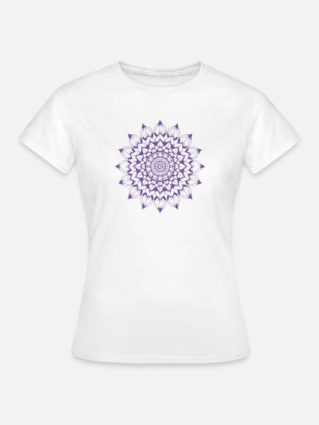 Mandala - Frauen T-Shirt - Weiß