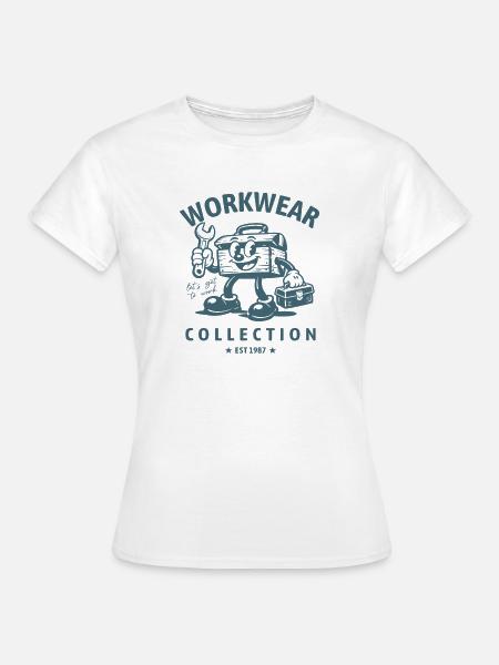 Werkzeugkasten Workwear Collection - Frauen T-Shirt - Weiß