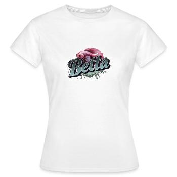 Poisson bêta - Poisson bêta - T-shirt Femme - blanc - Devant - AI Model Female 172 dark (172cm)