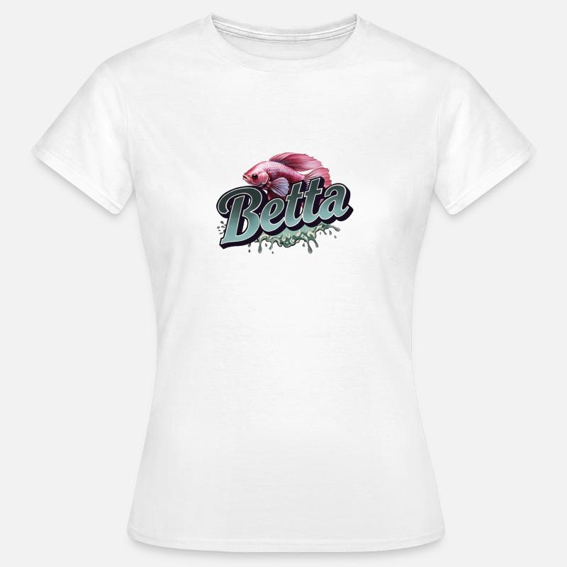 Betta Fish - Betta Fish - Women's T-Shirt - white