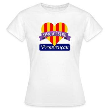 Provinz-Fier - Frauen T-Shirt - Weiß - Vorne - AI Model Female 172 dark (172cm)