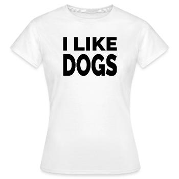canine - Women's T-Shirt - white - Front - AI Model Female 172 dark (172cm)