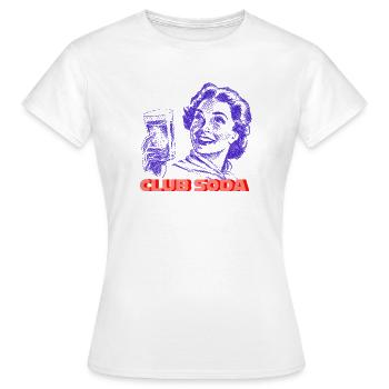 Club Soda Print - Frauen T-Shirt - Weiß - Vorne - AI Model Female 172 dark (172cm)