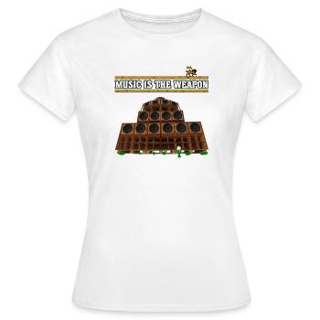 Dub Reggae Music - Women's T-Shirt - white - Front - AI Model Female 172 dark (172cm)