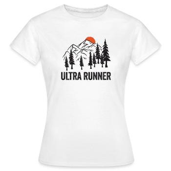 Coureur d’ultra - T-shirt Femme - blanc - Devant - AI Model Female 172 dark (172cm)