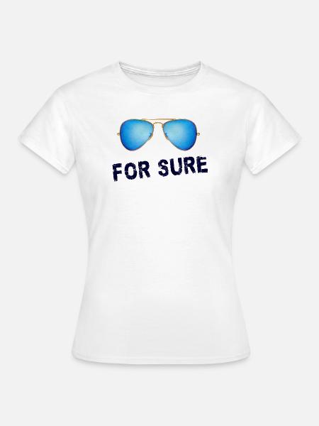Sicher - Frauen T-Shirt - Weiß
