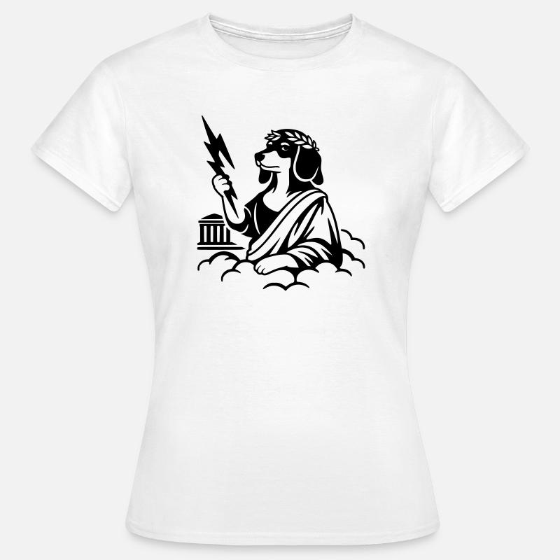 Zeus Wursto's Dachshund - Women's T-Shirt - white
