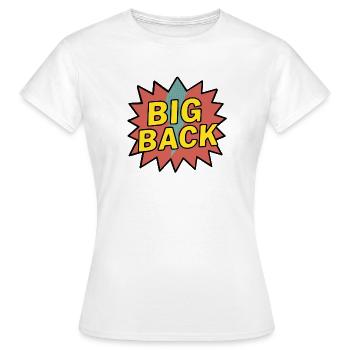 grand dos - T-shirt Femme - blanc - Devant - AI Model Female 172 dark (172cm)