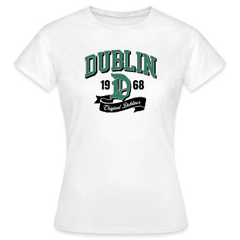 Dublin Original Dubliner - Frauen T-Shirt - Weiß - Vorne - AI Model Female 172 dark (172cm)