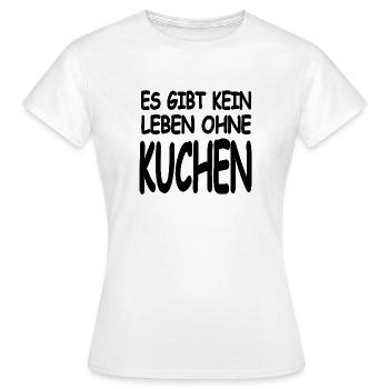 Gâteau - T-shirt Femme - blanc - Devant - AI Model Female 172 dark (172cm)