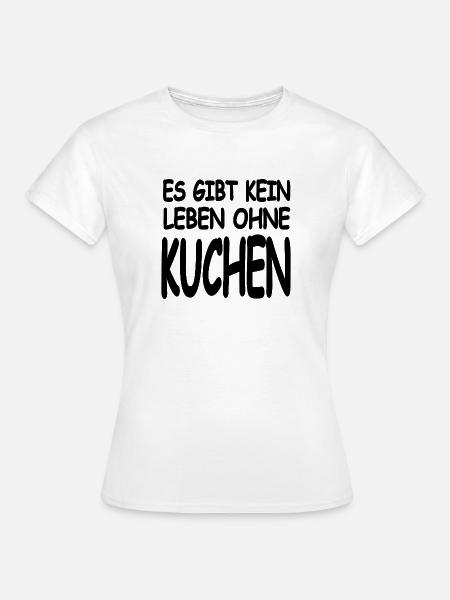 Kuchen - Frauen T-Shirt - Weiß