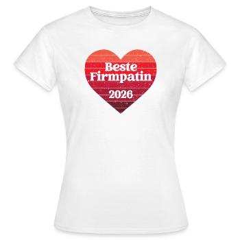 Parraine de confirmation 2026 Parraine de confirmation Meilleure tante parrainière - T-shirt Femme - blanc - Devant - AI Model Female 172 dark (172cm)