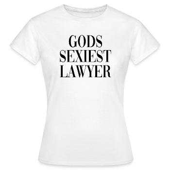 Avocat Juriste Drôle de remarque - T-shirt Femme - blanc - Devant - AI Model Female 172 dark (172cm)