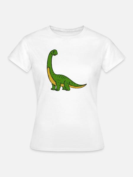 Dinosaurier - Frauen T-Shirt - Weiß