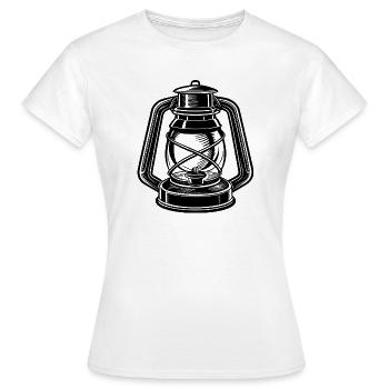 Lanterne à huile - T-shirt Femme - blanc - Devant - AI Model Female 172 dark (172cm)