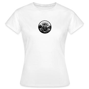 Bär – Nordische Tierwelt - Frauen T-Shirt - Weiß - Vorne - AI Model Female 172 dark (172cm)