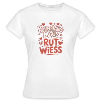 Souris de Carnaval, Rut, Wiess, Cologne, Cologne, Souris de Carnaval, - T-shirt Femme - blanc - Devant - AI Model Female 172 dark (172cm)