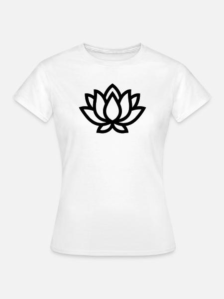Lotus - Frauen T-Shirt - Weiß