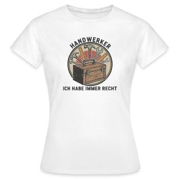 Craftsman Honor - Women's T-Shirt - white - Front - AI Model Female 172 dark (172cm)