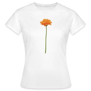 Fleur d’Oranger sur la tige - T-shirt Femme - blanc - Devant - AI Model Female 172 dark (172cm)