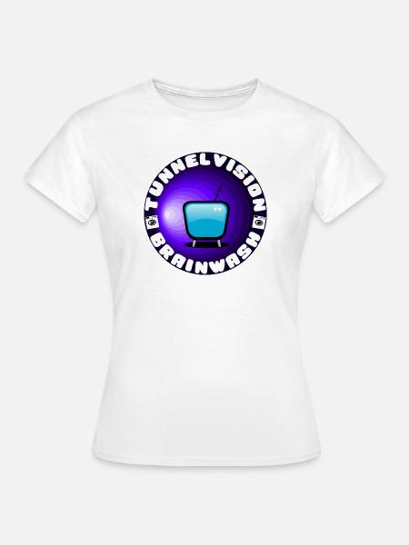 TV TunnelVision - Frauen T-Shirt - Weiß