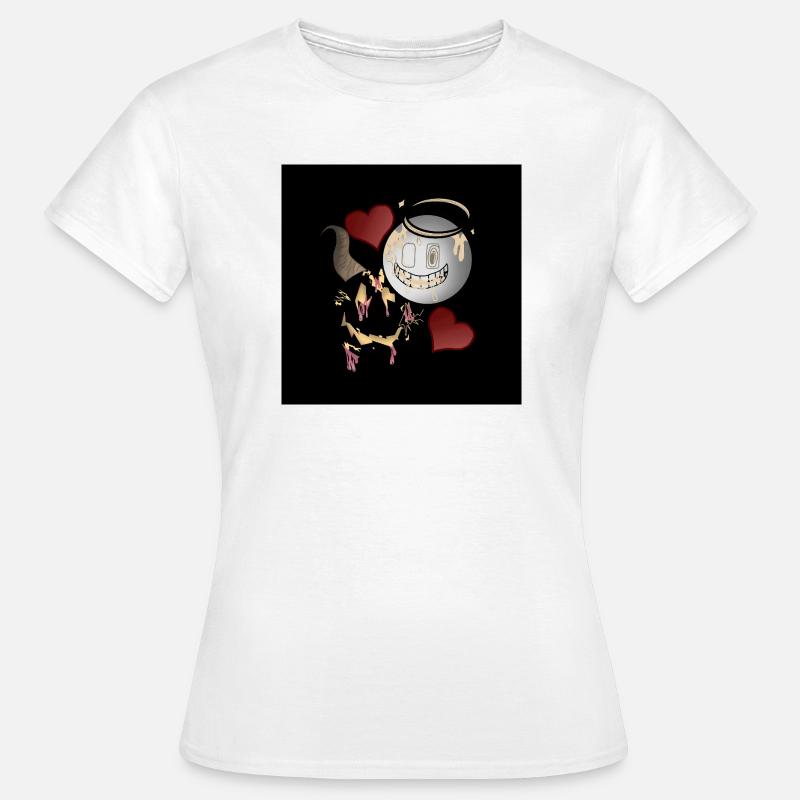 Angel and Devil Design - Women's T-Shirt - white
