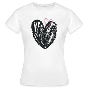 Dual Core - Women's T-Shirt - white - Front - AI Model Female 172 dark (172cm)