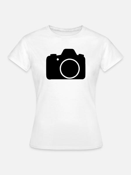 Kamera - Frauen T-Shirt - Weiß