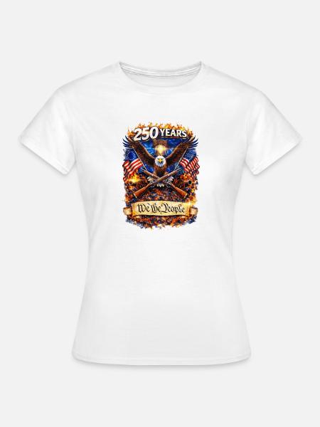 Eagle 250 Jahre Patriotismus - Frauen T-Shirt - Weiß