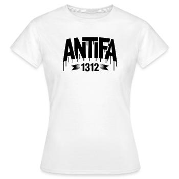 Antifa 1312 - Antifa Tee - Women's T-Shirt - white - Front - AI Model Female 172 dark (172cm)