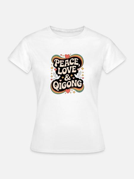 Qigong Tai Chi - Frauen T-Shirt - Weiß