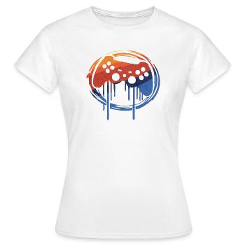 retro gamer - Frauen T-Shirt - Weiß - Vorne - AI Model Female 172 dark (172cm)