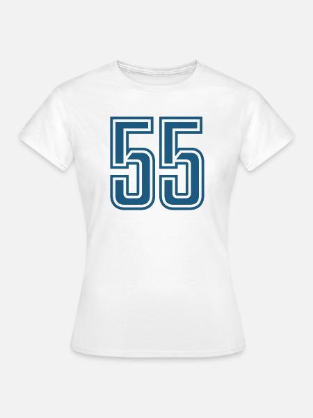 55 - Frauen T-Shirt - Weiß