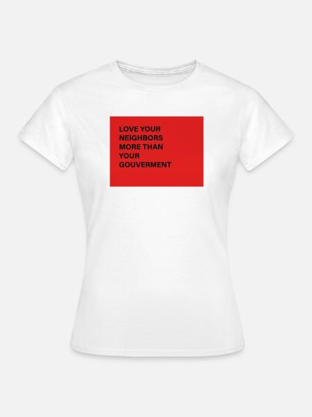 LOVE - Frauen T-Shirt - Weiß