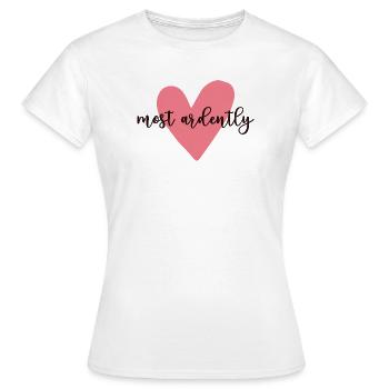 Orgueil et préjugés M. Darcy - très ardent V - T-shirt Femme - blanc - Devant - AI Model Female 172 dark (172cm)