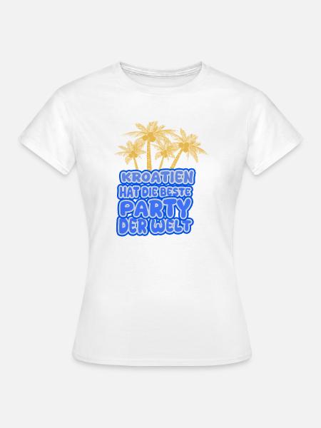 Kroatien - Frauen T-Shirt - Weiß