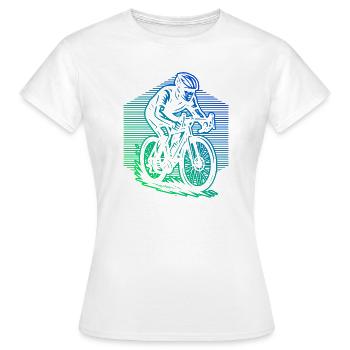 Roadbike Stil für jeden Anlass - Frauen T-Shirt - Weiß - Vorne - AI Model Female 172 dark (172cm)
