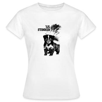 Petit Puant - Petit Puant - T-shirt Femme - blanc - Devant - AI Model Female 172 dark (172cm)