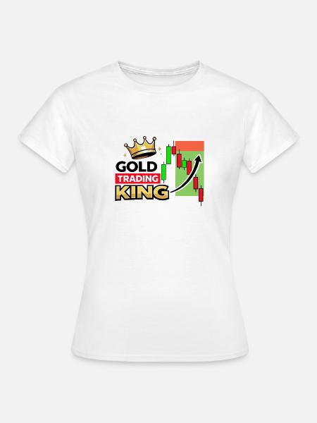 Gold-Handelskönig - Frauen T-Shirt - Weiß