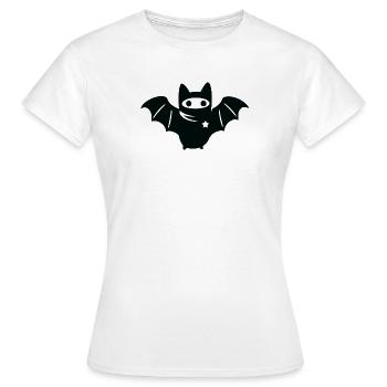 Masked Bat – Antifascisme Antifa - T-shirt Femme - blanc - Devant - AI Model Female 172 dark (172cm)
