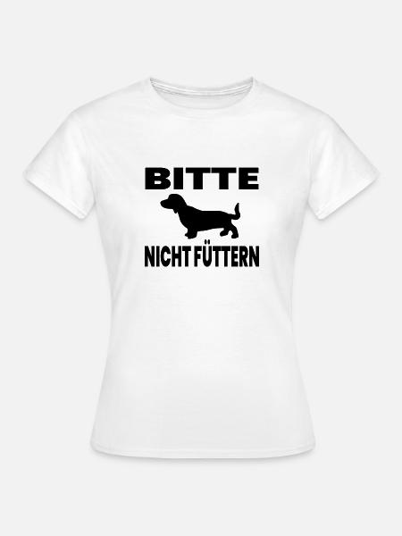 Dackel - Frauen T-Shirt - Weiß