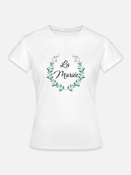 Die zukünftige Junggesellinnenbraut - Frauen T-Shirt - Weiß