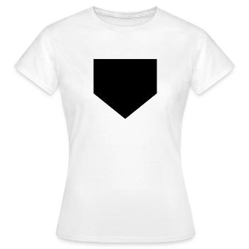 Marbre de baseball - T-shirt Femme - blanc - Devant - AI Model Female 172 dark (172cm)